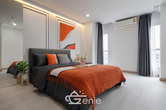 #Sukhumvit || โจ2 bedrooms, 60 sq.m. ||๐ 3 minutes to Punnawithi BTS || Installment payments only 9,xxx baht ||๐๏ธ 5 minutes to Seacon Square || ๐ Convenience store available || ๐ต Motorcycle taxi stand in front of the alley || Code 3543