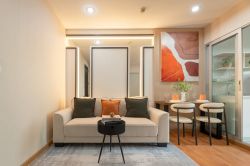 🛍️ Just 100 meters walk to The Mall Bangkae || 🚝 200 meters to MRT Lak Song || Installments from only 8,xxx baht || 🤩 Fully furnished common areas!! Code 3544