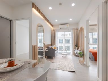 คอนโด 2 นอนแต่งหรู ✨|| 500 MRT แจ้งวัฒนะ 14 || ผ่อนเพียง 6,xxx บาท ||  🛍 10 นาที เซ็นทรัลพลาซา แจ้งวัฒนะ  || 😋มีเซเว่นอยู่ใกล้โครงการเลย!!|| รหัส 3551