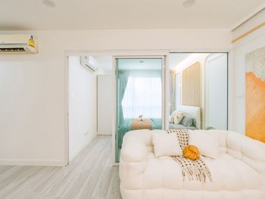 ห้องใหญ่แต่งหรู 40 ตร.ม.|| 3 นาที 🛍️เดอะมอลล์บางกะปิ || 3 นาที 🚝 MRT แยกสำรี || ผ่อนเพียง 7,xxx บาท รหัส3556