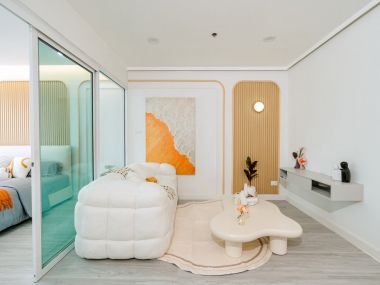 ห้องใหญ่แต่งหรู 40 ตร.ม.|| 3 นาที 🛍️เดอะมอลล์บางกะปิ || 3 นาที 🚝 MRT แยกสำรี || ผ่อนเพียง 7,xxx บาท รหัส3556