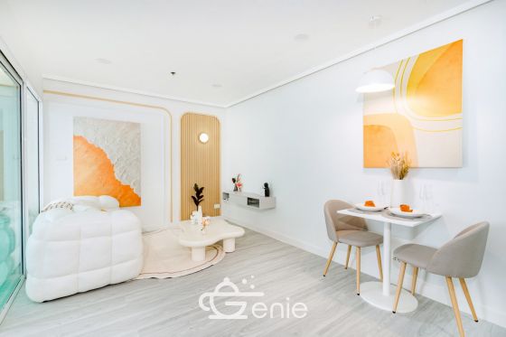 ห้องใหญ่แต่งหรู 40 ตร.ม.|| 3 นาที 🛍️เดอะมอลล์บางกะปิ || 3 นาที 🚝 MRT แยกสำรี || ผ่อนเพียง 7,xxx บาท รหัส3556