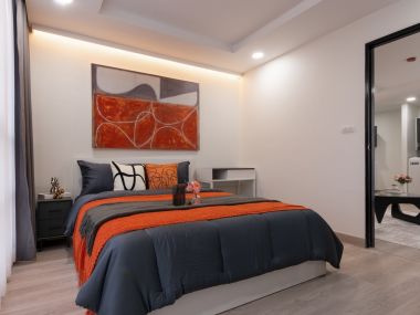 #รัชดา ห้องใหญ่ 37 ตร.ม.|| 🚝450 เมตร  #MRTสุทธิสาร || 🛍️ 5 นาที #เซ็นทรัลพระราม9 || ผ่อนเพียง 9,xxx บาท || รหัส 3557