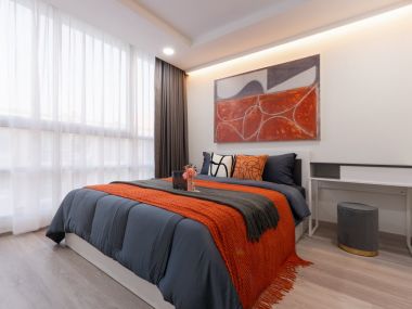 #รัชดา ห้องใหญ่ 37 ตร.ม.|| 🚝450 เมตร  #MRTสุทธิสาร || 🛍️ 5 นาที #เซ็นทรัลพระราม9 || ผ่อนเพียง 9,xxx บาท || รหัส 3557