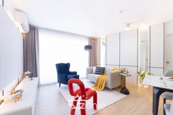 #รัชดา Coming Soon!! 2 นอน 66 ตร.ม.✨ || 🚝 350 ม. MRT สุทธิสาร || 🛍 5 นาที เซ็นทรัล พระราม 9 || ผ่อนเพียง 12,xxx บาท || 🤩 ร้านค้าร้านอาหารเพียบ! รหัส 3567