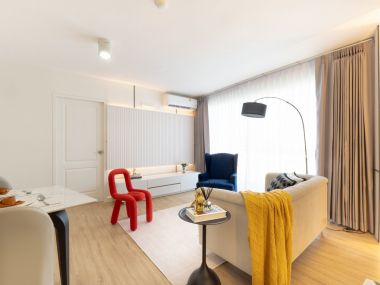 #รัชดา Coming Soon!! 2 นอน 66 ตร.ม.✨ || 🚝 350 ม. MRT สุทธิสาร || 🛍 5 นาที เซ็นทรัล พระราม 9 || ผ่อนเพียง 12,xxx บาท || 🤩 ร้านค้าร้านอาหารเพียบ! รหัส 3567