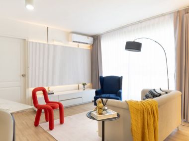 #รัชดา Coming Soon!! 2 นอน 66 ตร.ม.✨ || 🚝 350 ม. MRT สุทธิสาร || 🛍 5 นาที เซ็นทรัล พระราม 9 || ผ่อนเพียง 12,xxx บาท || 🤩 ร้านค้าร้านอาหารเพียบ! รหัส 3567