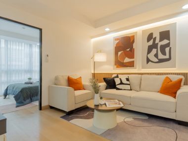 #รัชดา17 ห้องใหญ่ 37 ตร.ม.✨ || 🚝 450 เมตรเดินถึง #MRTสุทธิสาร || 3 นาที ตลาดห้วยขวาง 🛍️ 10 นาที #เซ็นทรัลพระราม9 || 💵 ผ่อนเพียง 9,xxx บาท || รหัส3570