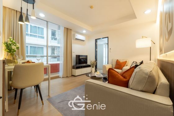 #Ratchada17 Large room, 37 sq.m. ✨ || 🚝 450 meters walk to #MRT Sutthisan || 3 minutes to Huai Khwang Market 🛍️ 10 minutes to #Central Rama 9 || 💵 Installments as low as 9,xxx baht || Code 3570