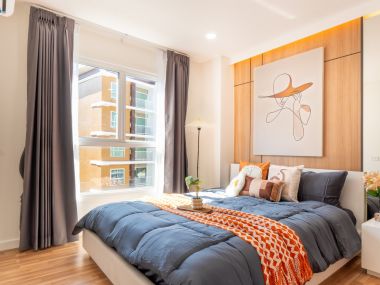 #รามอินทรา  2 ห้องนอน  48 ตรม.  ✨ ติดตลาดนัดเลียบด่วน   💵 ผ่อนเพียง 9,xxx บาท 🚝 เดินถึง #MRTวัชรพล  || 🛍️ 10 นาที  #เซ็นทรัลรามอินทรา   10 นาที แฟชั่นไอซ์แลนด์ รหัส3575