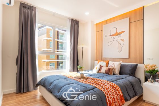 #Ramindra 2 Bedrooms, 48 ​​sq m ✨ Next to the night market near the expressway 💵 Installments as low as 9,xxx THB 🚝 Walking distance to #MRT Wacharaphon || 🛍️ 10 minutes to #Central Ramindra, 10 minutes to Fashion Island Code3575