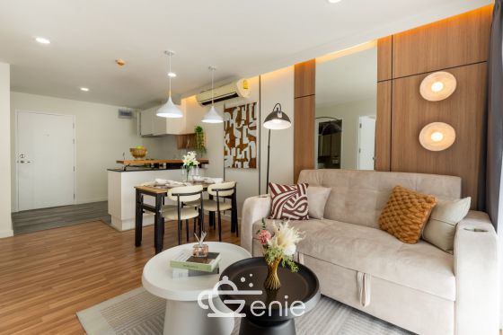 #Ramindra 2 Bedrooms, 48 ​​sq m ✨ Next to the night market near the expressway 💵 Installments as low as 9,xxx THB 🚝 Walking distance to #MRT Wacharaphon || 🛍️ 10 minutes to #Central Ramindra, 10 minutes to Fashion Island Code3575