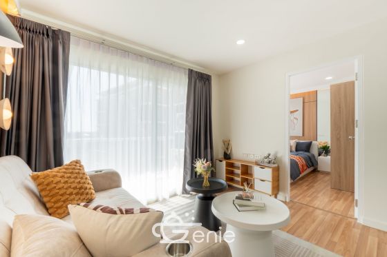 #Ramindra 2 Bedrooms, 48 ​​sq m ✨ Next to the night market near the expressway 💵 Installments as low as 9,xxx THB 🚝 Walking distance to #MRT Wacharaphon || 🛍️ 10 minutes to #Central Ramindra, 10 minutes to Fashion Island Code3575