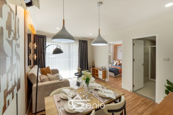 #Ramindra 2 Bedrooms, 48 ​​sq m ✨ Next to the night market near the expressway 💵 Installments as low as 9,xxx THB 🚝 Walking distance to #MRT Wacharaphon || 🛍️ 10 minutes to #Central Ramindra, 10 minutes to Fashion Island Code3575