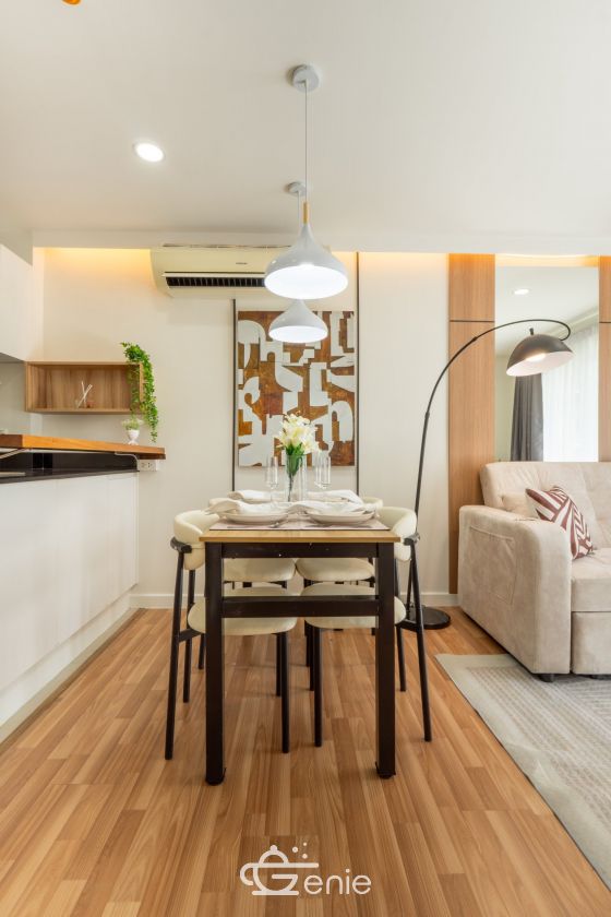 #Ramindra 2 Bedrooms, 48 ​​sq m ✨ Next to the night market near the expressway 💵 Installments as low as 9,xxx THB 🚝 Walking distance to #MRT Wacharaphon || 🛍️ 10 minutes to #Central Ramindra, 10 minutes to Fashion Island Code3575