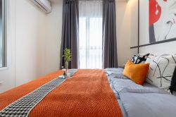 #Sukhumvit105 Large room, 36 sq.m. ✨ || 🚝 300 m walk to #MRT Srilasal || 200 m to Sikarin Hospital code