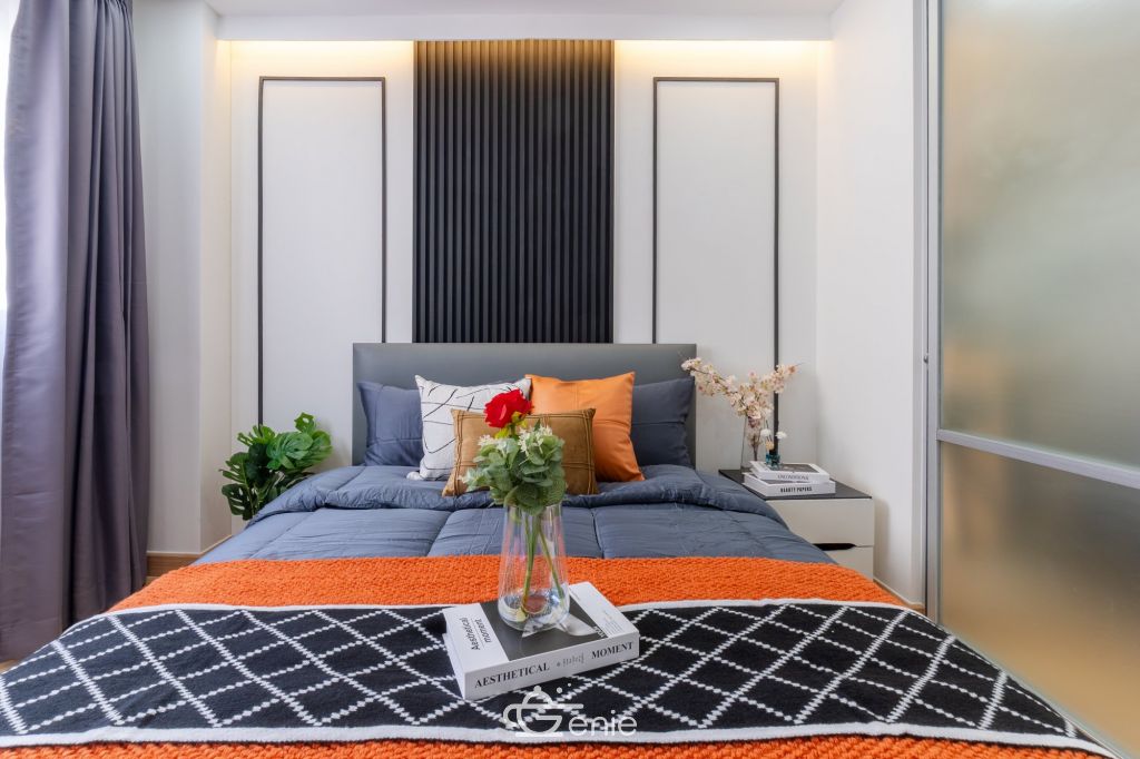 #Ramintra Luxury room, 25 sq.m. ✨ || 🚝 3 minutes to #MRT Ramintra || 5 minutes to #Phyathai Nawamin Hospital || 💵 Installments as low as 5,xxx baht || Code3584