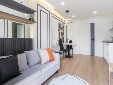 #Chaengwatthana 10 Beautiful, luxuriously decorated 26 sq.m. condo ✨ || ✈️ Near #DonMueangAirport || 5 minutes to #RedLineMRT || 💵 Installments as low as 6,xxx THB || Code3585