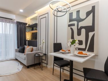 #Chaengwatthana 10 Beautiful, luxuriously decorated 26 sq.m. condo ✨ || ✈️ Near #DonMueangAirport || 5 minutes to #RedLineMRT || 💵 Installments as low as 6,xxx THB || Code3585