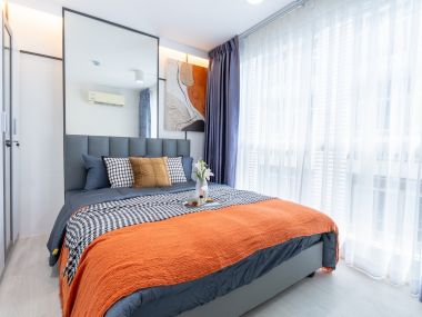 #Sukhumvit 64 Luxury 28 sq.m. room ✨ || 🚝 250 m. #BTS Punnawithi || 5 minutes to #BITEC Bangna || 💵 Installments as low as 7,xxx THB || Code3587