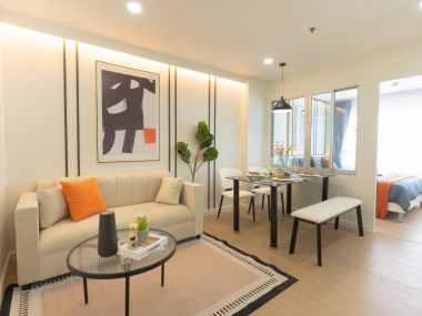 #ห้วยขวาง #รัชดา || ✨ห้องใหญ่ 𝟯𝟱 ตรม. || 🚝 เดิน 𝟱 นาที ถึง 𝙈𝙍𝙏 ห้วยขวาง || 💵 ผ่อน 𝟵,𝙭𝙭𝙭 เท่านั้น ||📍ใกล้ พระพิฆเนศ / ตลาดห้วยขวาง || 🛍️เฟอร์ครบพร้อมเข้าอยู่ 3609