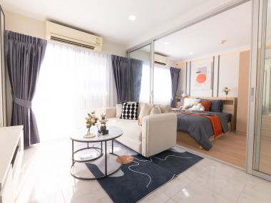 #รัชดา -  #วงศ์สว่าง || 🚈ติด MRT แยกติวานนท์ || 1 นอน 1 น้ำ ห้องใหญ่ 46 ตร.ม.✨||  10 นาทีถึง #เดอะมอลล์งามวงศ์วาน || 7 นาที #ม.เทคโนโลยีพระจอมเกล้าพระนครเหนือ || 💵 ผ่อนเพียง 7,xxx || 🛍️ เฟอร์ครบพร้อมเข้าอยู่