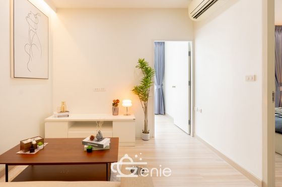 #Rattanathibet – #Khaerai || ⭐️Large, brand new unit with luxurious furnishings || ✨2 bedrooms, 50 sq m || 💵 Installments as low as 7,xxx baht || 🚝 200 meters walk to #MRTBangKraso || 🛍️ 5 minutes to #CentralRattanathibet || 2 minutes to Nonthaburi Provincial Government Center || Near Khaerai Intersection