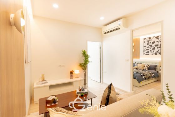 #Rattanathibet – #Khaerai || ⭐️Large, brand new unit with luxurious furnishings || ✨2 bedrooms, 50 sq m || 💵 Installments as low as 7,xxx baht || 🚝 200 meters walk to #MRTBangKraso || 🛍️ 5 minutes to #CentralRattanathibet || 2 minutes to Nonthaburi Provincial Government Center || Near Khaerai Intersection