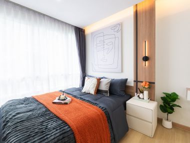 #Ratchada #HuaiKhwang || Large room, 32 sq.m. || 🚝 5 minutes to MRT Huai Khwang || 💵 Affordable monthly payments, only 9,xxx THB!!! || 🛍️ Fully furnished, ready to move in.