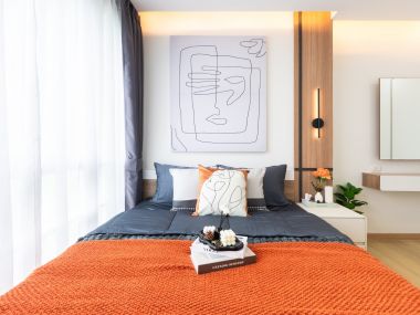 #Ratchada #HuaiKhwang || Large room, 32 sq.m. || 🚝 5 minutes to MRT Huai Khwang || 💵 Affordable monthly payments, only 9,xxx THB!!! || 🛍️ Fully furnished, ready to move in.