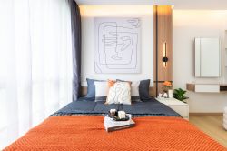 #Ratchada #HuaiKhwang || Large room, 32 sq.m. || 🚝 5 minutes to MRT Huai Khwang || 💵 Affordable monthly payments, only 9,xxx THB!!! || 🛍️ Fully furnished, ready to move in.