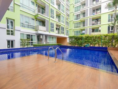 #Ratchada #HuaiKhwang || Large room, 32 sq.m. || 🚝 5 minutes to MRT Huai Khwang || 💵 Affordable monthly payments, only 9,xxx THB!!! || 🛍️ Fully furnished, ready to move in.