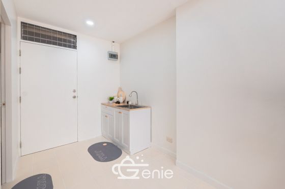 #Ramkhamhaeng #HuaMak || Large room, price under 2 million baht || 🚈 Near MRT Lam Sali Intersection || 💵 Installments as low as 6,xxx baht!! || 🎓 5 minutes to Ramkhamhaeng University || 🛍️ Fully furnished, ready to move in. Owner selling directly, only one unit available. Interested? Message me quickly! 😊 Condo Fak Khao Pode (Ramkhamhaeng 40) Project 📍 https://share.google/Slc7muQM35punc9tN This room is decorated in a Modern Japanese style, perfectly blending simplicity with warmth. It uses earth tones, wooden furniture, and warm white lighting. It helps create a calm and relaxing atmosphere, giving you the feeling of being on vacation every time you come home. . ✅ Room Details • Spacious 38 square meters of living space 🤯 • 1 Bedroom • 1 Bathroom • Separate open kitchen • 18th floor, Building 3 • Fully furnished, ready to move in. . >>> Price only 1.79 million baht <<< . 🔸Amenities🔸 💪🏻Fitness Center 🔒 Key Card access system, 24-hour CCTV 👮🏻♂️ CCTV & 24-hour security guard 🚘 Parking . 🔸Nearby Landmarks🔸 Transportation • MRT Yellow Line, Lam Sali Intersection Station • MRT Sri Kreetha Station • Airport Rail Link Hua Mak Shopping Centers • The Mall Lifestore Bangkapi • Makro Bangkapi • Lotus's Bangkapi Educational Institutions • Ramkhamhaeng University • Assumption University Hua Mak Campus • National Institute of Development Administration (NIDA) Medical Center • Ramkhamhaeng Hospital • Samitivej Srinakarin Hospital • Vejthani Hospital . Interested in loan application consultation, press 1️⃣ Interested in scheduling a viewing, press 2️⃣ Inquire about booking, press 3️⃣ Interested? Message us in Inbox! Or Line: @genie-property.com ## Hotline 📱 082-549-6669, 095-495-5463, 093-232-9888 ## #secondhandcondo #newlyrenovatedcondo #genieproperty #secondhandcondo #condonearbts #condo #renovated #affordablecondo #condonearbts #fullyfurnishedcondo #affordableinstallments #cheaperthanrent #OwnerSelling #Ramkhamhaeng #HuaMak #RamkhamhaengUniversity #CornHouseCondo #MRT #TheMallBangkapi #RamkhamhaengHospital #RamkhamhaengCondo #UsedCondoForSale