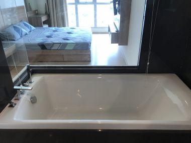 For rent at Rhythm Sukhumvit 50 2 Bedroom 1 Bathroom 40,000THB/month Fully furnished PROP000627