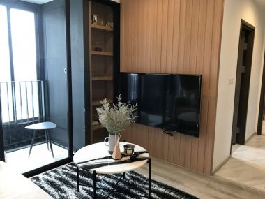 Ready for For rent Ideo Mobi Asoke 1 bed room fully furnished and all electricity PROP000699