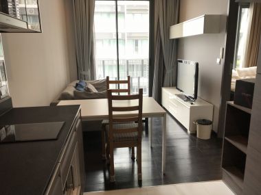 Keyne By Sansiri ให้เช่า! ในราคาเพียง 23,000บาท/เดือน 1 ห้องนอน 1 ห้องน้ำ 34ตรม. ชั้นสูง++ วิวสวย ใกล้ BTS ทองหล่อ เฟอร์นิเจอร์ครบพร้อมเข้าอยู่ (P-00724)