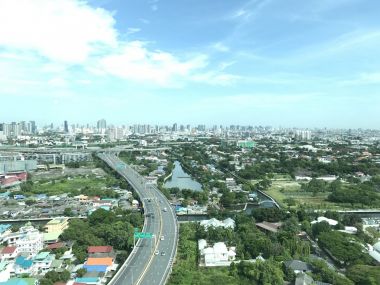 ขายห้อง Studio ขนาด 25.89 ตร.ม. • • โครงการเดอะเบส พระราม9 • • วิวสระน้ำและวิวเมือง • • ใกล้ MRT สายสีส้ม (กำลังก่อสร้าง)