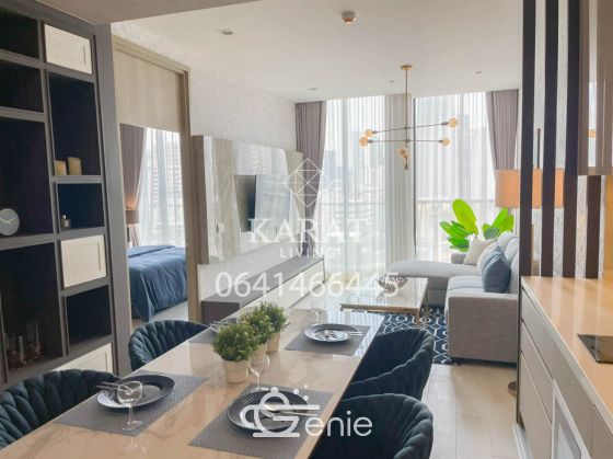 Noble ploenchit for rent 2 Beds 1 bath 70 sq.m Beautiful decor the best of project 60,000 THB fully furnished Fl. 10 Building B K.Bee 064146-6445 (R5653)