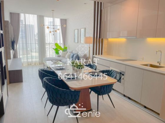 Noble ploenchit for rent 2 Beds 1 bath 70 sq.m Beautiful decor the best of project 60,000 THB fully furnished Fl. 10 Building B K.Bee 064146-6445 (R5653)