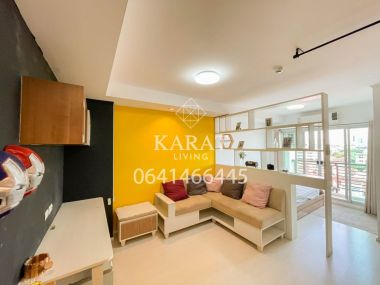 For sale The log 3 Hot price 1.25 MB (transfer fee 50/50) 28 sqm room Fl.8  City view no block view K.Bee 064-146-6445 (R5690)