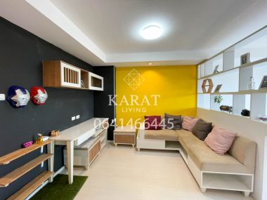 For sale The log 3 Hot price 1.25 MB (transfer fee 50/50) 28 sqm room Fl.8  City view no block view K.Bee 064-146-6445 (R5690)