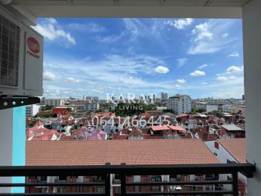 For sale The log 3 Hot price 1.25 MB (transfer fee 50/50) 28 sqm room Fl.8  City view no block view K.Bee 064-146-6445 (R5690)