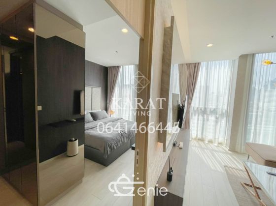 Noble ploenchit for rent 2brs 1bth 70 sq.m Beautiful decor the best of project 60,000 THB fully furnished Fl. 11 Building B K.Bee 064146-6445 (R5652)