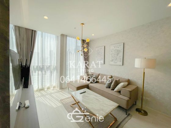 Noble ploenchit for rent 2brs 1bth 70 sq.m Beautiful decor the best of project 60,000 THB fully furnished Fl. 11 Building B K.Bee 064146-6445 (R5652)