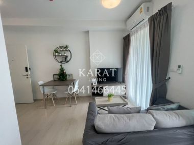 Chapter One Eco for rent Beautiful decor 11,000 THB fully furnished 30 sqm fl.2 conner room K.Bee 064146-6445 (R5674)