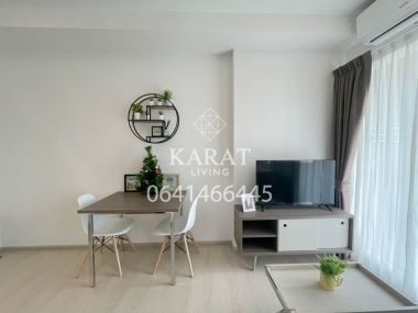 Chapter One Eco for rent Beautiful decor 11,000 THB fully furnished 30 sqm fl.2 conner room K.Bee 064146-6445 (R5674)