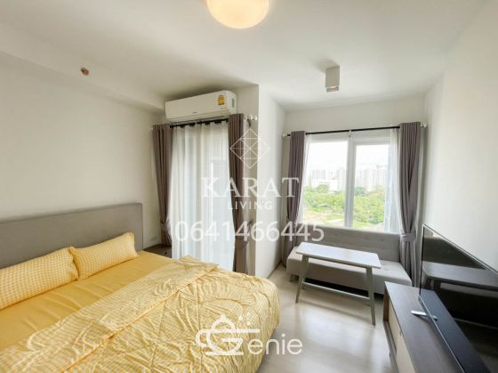 Chapter One Eco for rent Beautiful decor 8,500 THB fully furnished 23 sqm fl.10 City View K.Bee 064146-6445 (R5615)