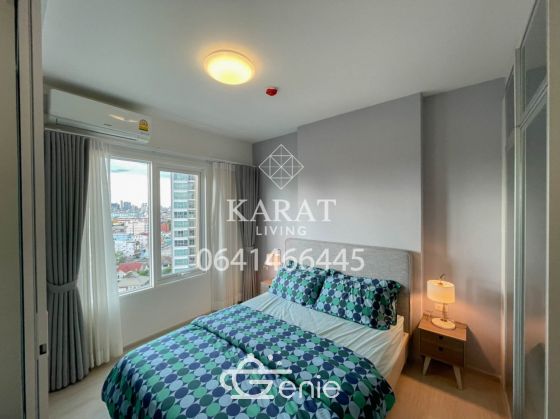 Chapter One Eco for rent Beautiful decor 11,000 THB fully furnished 29 sqm fl.12 City View K.Bee 064146-6445 (R5680)