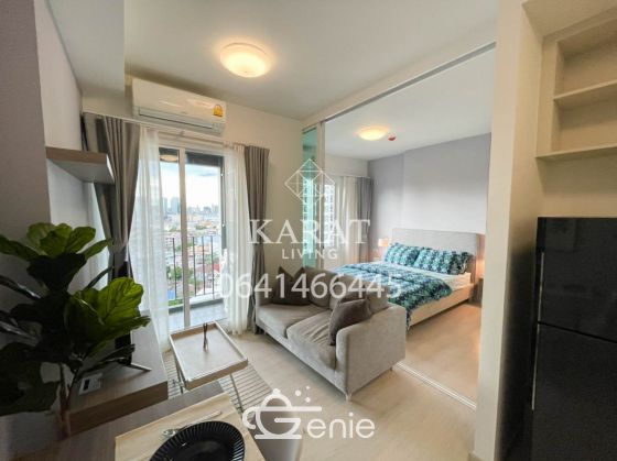 Chapter One Eco for rent Beautiful decor 11,000 THB fully furnished 29 sqm fl.12 City View K.Bee 064146-6445 (R5680)
