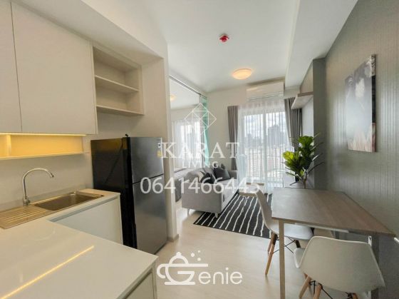 Chapter One Eco for rent Beautiful decor 11,000 THB fully furnished 29 sqm fl.19 City View K.Bee 064146-6445 (R5673)